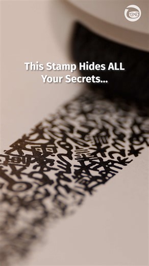 This Stamp Hides ALL Your Secrets 🤫🤫 Max Coroletta Security Stamps have a special pre-inked pattern that you can roll over sensitive information. So, use it to hide credit card numbers, health info, middle school poetry... any of that stuff 😳 It even has a letter opener on the other side that you can slide along an envelope to open it up. ❇️ Max Coroletta Security Stamps with Letter Opener Get your own at JetPens.com! #jetpens #stationery #satisfying #secret #stamp