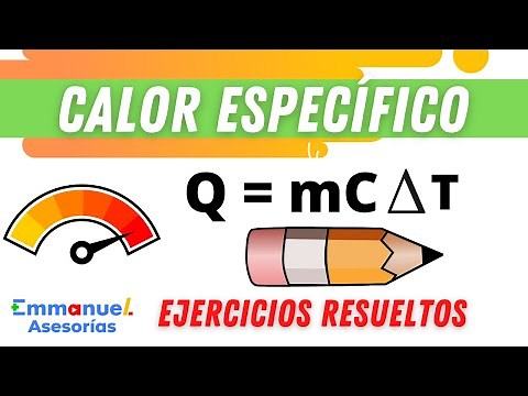 Problemas de CALOR ESPECÍFICO paso a paso (con Fórmula).