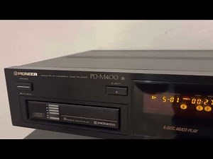 Vintage 80’s Pioneer Multi-Play Six Compact Disc Player PD-M400