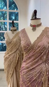 Elegance never fades ✨ The Zarri Place unveils its Party Wear Saree...