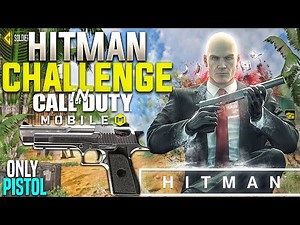 Hitman Challenge in CODM | Only Pistol Challenge in CODM