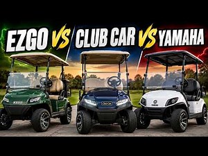 EZGO vs Club Car vs Yamaha: Which is Best in 2026?