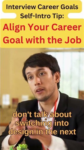 Tip 44 : How to Answer Career Goals Interview Question (Perfect Alignment Strategy)