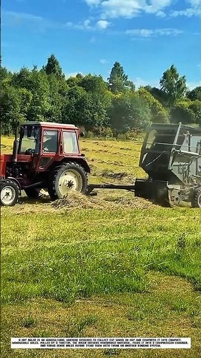 A Fast Process for Turning Cut Grass into Dense Hay Bales
