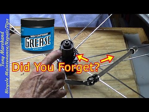 Overlooked Bike Maintenance: Greasing Freehub & Quick Release Skewer or Thru Axle