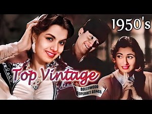 Vintage 1950s Hindi Songs | Mukesh, Rafi, Lata | Dev Anand, Raj Kapoor Classic Hits