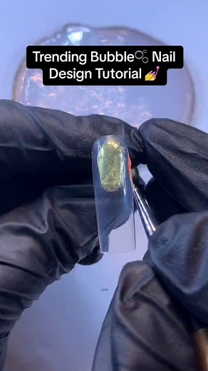 Bubble French Tip Nail Design Tutorial 💅