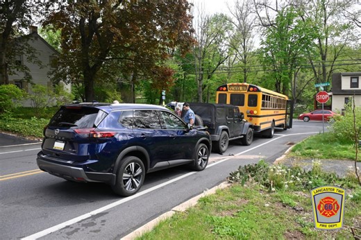 Lancaster County school bus carrying students involved in crash