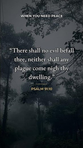 When you're afraid for your home — bible verse for comfort (Psalm 91:10)