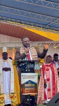 Dr Frank Amoakohene Ashanti Regional Minister in the Spirit singing a Powerful Worship song