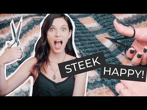 KNITTING TUTORIAL: CARDIGAN STEEKING MADE EASY!