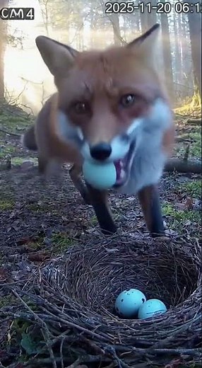 CCTV: Swiper the Fox almost got BUSTED!