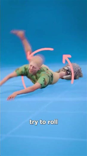 how to servive form an alligator #cyborg #aivideo #shorts