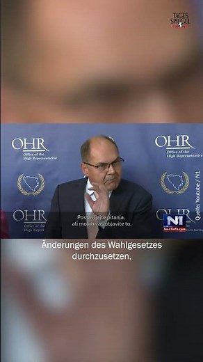 Wutausbruch: Bosnien-Repräsentant und Ex-CSU-Minister Christian Schmidt schreit Journalisten an