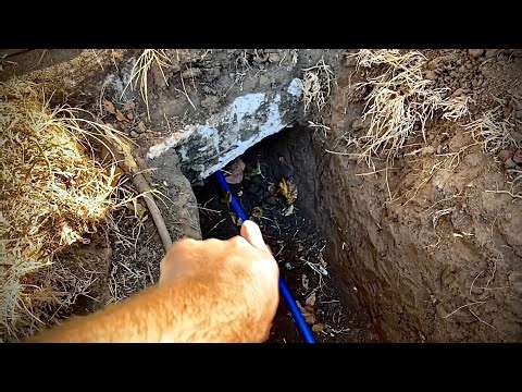 How to run pex from water meter to house