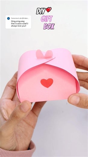 DIY Gift Box 🎁 #shorts #craft #giftideas #diy #gift #valentinesday #card #handmade #papercraft #cute