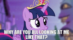 Why are you all looking at me like that?