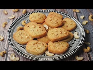 Cashew Nut Cookies Recipe | Eggless Cookies Recipe | Yummy