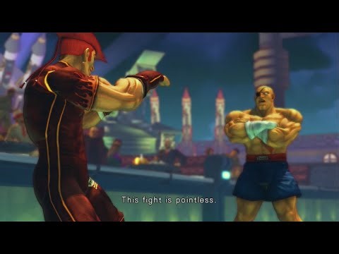 Ultra Street Fighter 4 Rival Cutscenes: Adon vs. Sagat