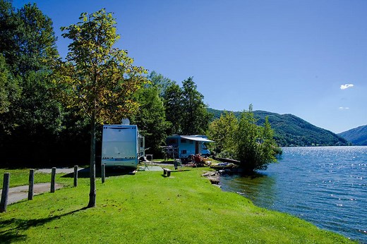 Campingplatz TCS Camping Lugano-Muzzano in Tessin