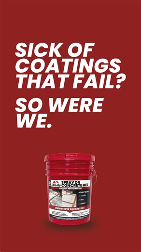 Sick of coatings that fail? So were we. That’s why we created the Like-Nu Spray-On Concrete line of products, backed by a limited lifetime warranty. We won’t blister, we won’t peel, and we certainly won’t turn yellow after a few years. Sorry, epoxy. It’s simple — we wear like concrete because we are concrete. Say goodbye to paint, overlays, and coatings, and hello to Like-Nu. | Like Nu Concrete