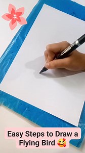 446K views · 2K reactions | Easy Steps to Draw a Flying Bird from Number 3 殺 My daughter's drawing ❤️ #drawing #fbpost #fbreels | Febbie Milloroso | Facebook