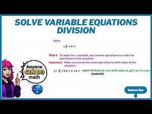 Solve Variable Equations Division