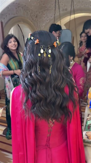 Boho inspo hair for bride