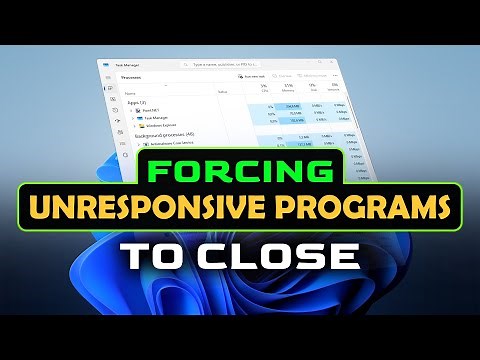 How To Close Unresponsive Programs Forcefully On Windows