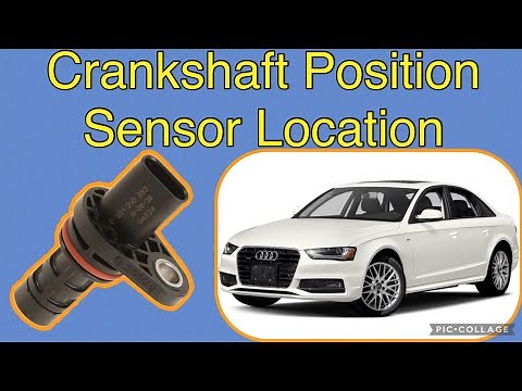 Crankshaft Position Sensor location on a 2016 Audi A4 2.0