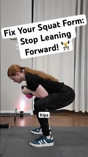 Fix Your Squat Form: Stop Leaning Forward! 🏋️
