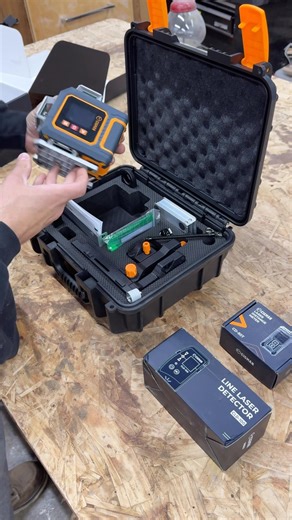 Shoutout to @cigmantools for hooking me up with this Laser Level #tools #carpenter #construction