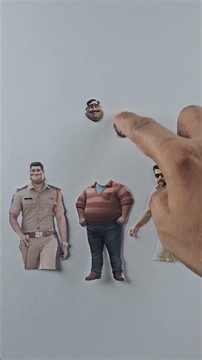 Guess The Correct Police Officer 🤯 | Character Head Puzzle Challenge 🚔 #shorts