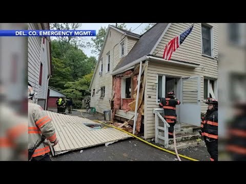 Residents in Delaware County evacuated after natural gas leak causes explosion