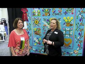 Linda Neal - BALTIMORE IN BLUE - Second Place - 2025 AQS QuiltWeek - Paducah