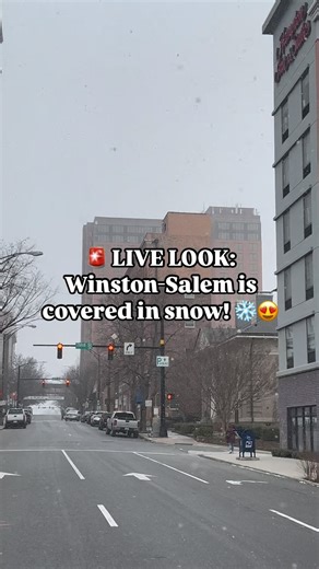It’s snowing in Winston!❄️✨ The city is transforming into a winter wonderland as flakes continue to fall. Whether you’re out enjoying the snowfall or staying cozy inside with a warm drink, take a moment to soak in the beauty! Stay safe if you’re heading out and be sure to check in with businesses for any weather-related updates. And don’t forget to tag us in your best snow day snapshots! 📸☃️ | Best of Winston