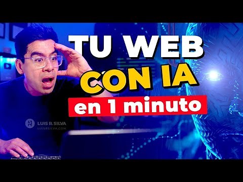 How to create a website with Artificial Intelligence for FREE in one minute 🚀 😎 NO CODE ✅