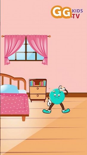 Five Little Friends Jumping On The Bed #shorts #nurseryrhymes