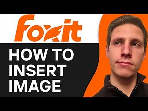How To Insert Image in Foxit PDF Editor | Easy & Fast