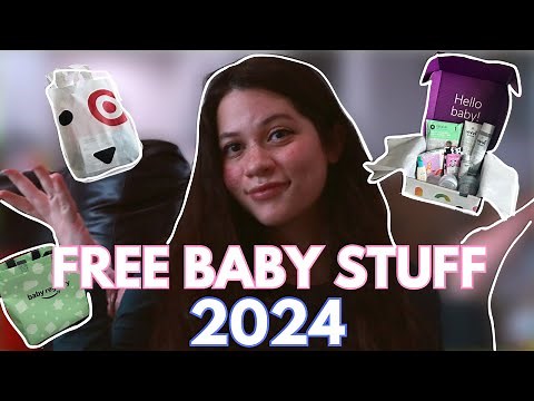 How To Get FREE BABY STUFF 2024 | unboxing + how to get baby freebies
