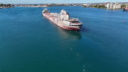 Here is my second SS Wilfred Sykes video from a few days ago when they were upbound headed for Marquette... This one was fun because we got a wave from one of the crew... and I THINK I know which one it was! ;-) As usual the Sykes was looking fabulous... I wish she came here all the time... it's always so great to get shots and video of her... I'll be doing a 2026 Wilfred Sykes calendar again this year so keep that in mind when you're making your choice(s) about which one(s) you want to order! I