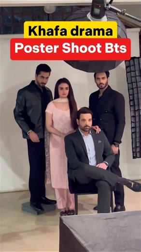 Khafa drama Episode 1,2,3 poster shoot bts #saifalikhan #khafa #hiramani #shorts #newdrama