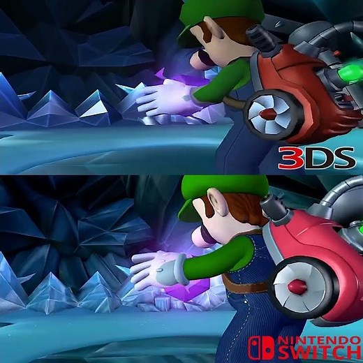 Luigi's Mansion 2 HD Dark Moon Acquired (Secret Mine) 3DS Vs. Switch