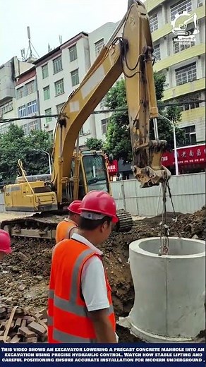 Precision Manhole Installing Machine Innovation for Urban sewer construction and positioning