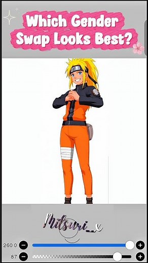 If Naruto Characters Were Girls... 😳 (Genderbend) #naruto #mitsuri #shorts