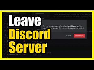 How to Leave a Server on Discord on PC App (Fast Tutorial)