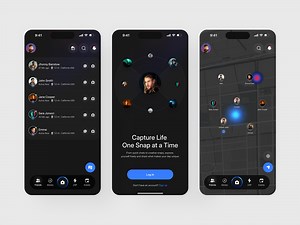 Social Discovery App UI