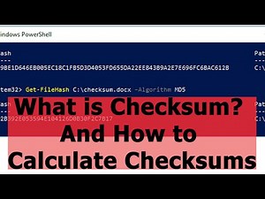What is Checksum And How to Calculate Checksums