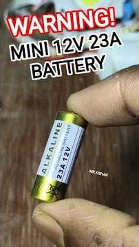 Tiny 12V Battery vs LED Strip 😳 #Shorts #Experiment #Tech