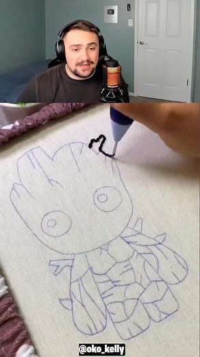 Groot Punch Needle Art! | EvadEr